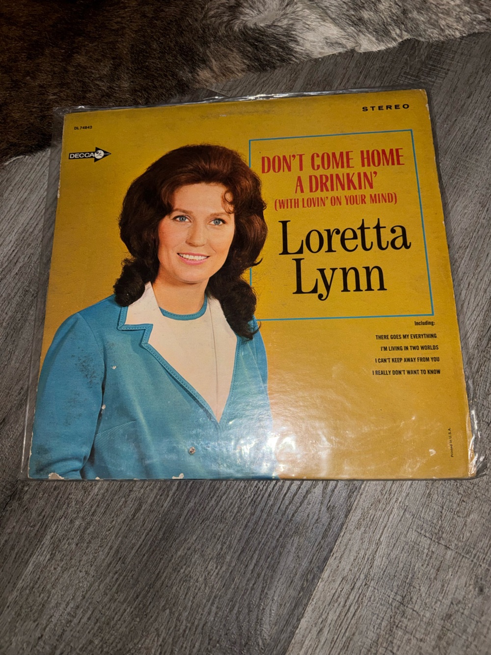 Loretta Lynn Don’t Come Home A Drinkin’ Vinyl LP Decca DL 74842 Vintage Country
